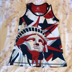 EUC INKNBURN Lady Liberty tank Size XXS
